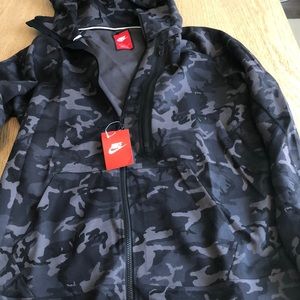 Nike Tech Fleece Camouflage Green hoodie - brand new, never worn